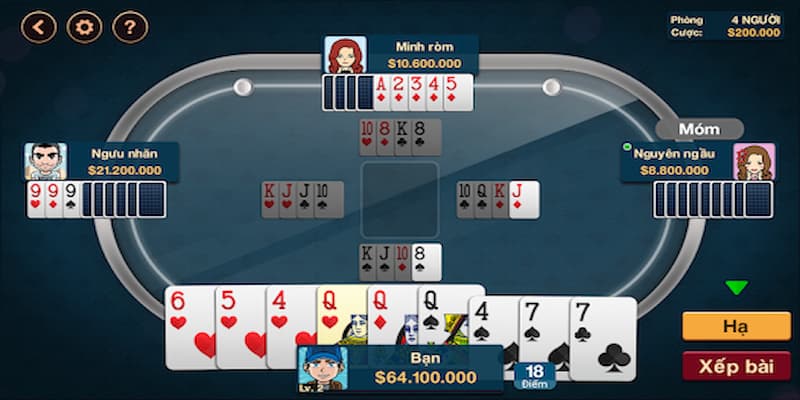 Chiến thuật chơi phỏm F8BET hiệu quả