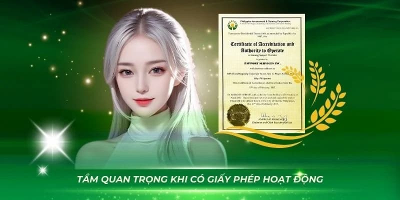 Tại sao giấy phép hoạt động F8BET lại quan trọng