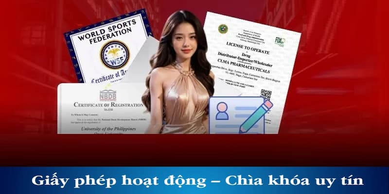 Ưu điểm từ giấy phép hoạt động F8BET